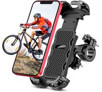 Supporto Porta Cellulare Per Bici Porta Telefono Per Moto Blocco Sicurezza 360°