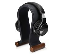 Supporto porta cuffie in pelle PU Stand portacuffie da tavolo base universale