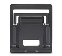 Supporto porta PC. metallo su 4 livelli, pieghevole, fino a. 40 cm. Grigio