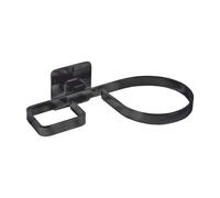 SUPPORTO PORTA PHON PORTA PIASTRA SET BAGNO TOILETTE NERO COLD WIND BLACK
