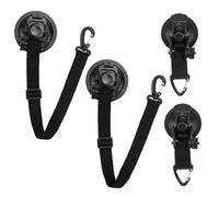 Supporto Porta Regolabile per Camper con Ganci a Ventosa, Gancio di Sicurezza per Porta Camper Ventosa Robusta per Camper Roulotte Cordino per Porta Camper