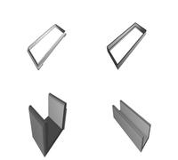 Supporto Porta Sacchetti Spazzatura per Anta Mobile Clip Plastica 3D