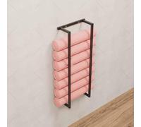 Supporto Porta tappetini da Yoga: Supporto Metallico da Parete, Adatto per tappetini da Yoga, Fasce di Resistenza e rulli di Schiuma. Supporto portaoggetti per Palestra Domestica, Facile da