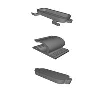 Supporto Portabatteria Clip Manubrio per Bicicletta E-Bike Accessorio MTB