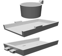 Supporto Portabicchiere per Google Pixel 2 Custodia Otterbox Carica Wireless