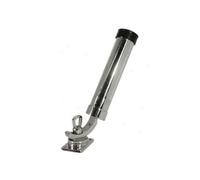 Supporto portacanne con base piana orientabile acciaio inox