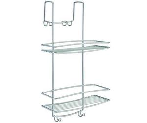 SUPPORTO PORTAFLACONI A 2 PIANI PER DOCCIA A SELLA ONDA cm.26x20x58 FER-324304