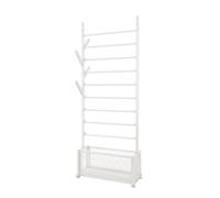 Supporto Portaoggetti In Metallo For Rotoli Di Vinile, Perfetto For Riporre Tessuto Artigianale, Sciarpe, Cinture E Asciugamani(White,170x90x35cm)