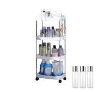 Supporto portaoggetti per carrello - Scaffale a rotelle, organizzatore di stoccaggio versatile con ruote scorrevoli | Carrello portaoggetti multiuso per contenitori di pannolini, acqua minerale, gel d