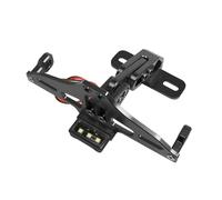 Supporto Portatarga Moto Portatarga Con Luce Regolabile Posteriore Ordinato Per Suzuki Per GSXR 600 750 1000 Per GSX R Hayabusa Per GSX1300R GSX650F GSX-R Porta Targa Moto Portatarga Telaio(Black)