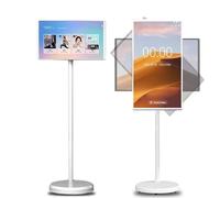 Supporto portatile da 21,5 pollici di Me Smart TV Touch screen girevole da 6 GB + 128 GB 1920 * 1080, batteria da 6000 mAh Android TV 6 + 128G With 8MP Camera