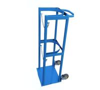Supporto portatile for bombole di ossigeno con ruote da 1 pezzo for bombole di azoto da 40 litri for trasporto e stoccaggio sicuri