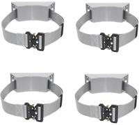 Supporto portatile for bombole di ossigeno, organizer for bombole di gas adatto for officine/fabbriche/ospedali(Grey,4 pack)