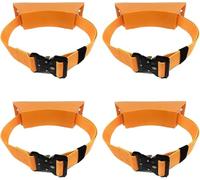 Supporto portatile for bombole di ossigeno, organizer for bombole di gas adatto for officine/fabbriche/ospedali(Orange,4 pack)