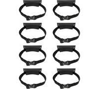 Supporto portatile for bombole di ossigeno, organizer for bombole di gas adatto for officine/fabbriche/ospedali(Black,8 pack)