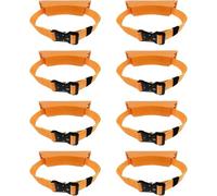 Supporto portatile for bombole di ossigeno, organizer for bombole di gas adatto for officine/fabbriche/ospedali(Orange,8 pack)