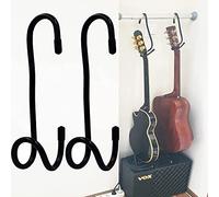 Supporto portatile per chitarra e armadio, supporto per chitarra, con imbottitura in gomma antiscivolo, per casa o studio, non richiede attrezzi di installazione, confezione da 2