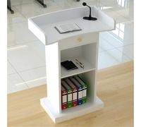 Supporto portatile per conferenze, per ufficio, chiesa, insegnamento, cerimonia e ricevimento, altezza regolabile, design elegante, facile da installare