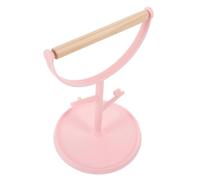 Supporto portatile per l'addestramento degli uccelli con posatoio in plastica e legno per parrocchetti, supporto leggero per uccelli da