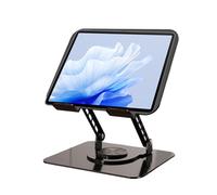 Supporto portatile per laptop - Rialzo regolabile, supporto pieghevole, supporto ergonomico di raffreddamento, da scrivania ad angolo in altezza, leggero da viaggio, supporto per