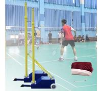 Supporto portatile per rete sportiva, autoportante con base ponderata per badminton, tennis, pallavolo, attrezzatura per allenamento ricreativo