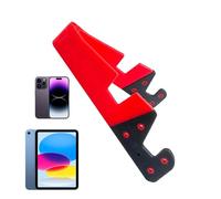 Supporto portatile per smartphone - V Shape Grip Bracket, Tablet Support Dock | Perfectl for Mobile Device Use Desk Setup Travel Car Dashboard Watching Video gamng Reading Work Study Streaming Content