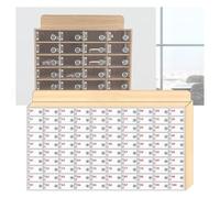 Supporto portatile per telefono in legno per aula a parete, con 100 scomparti, perfetto per scuola e ufficio.