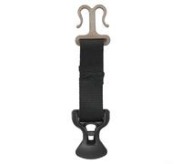 Supporto portatile per tenda da campeggio con fibbia, gancio in acciaio inox e salita in ABS per una corda antivento sicura e fissaggio a doppia porta