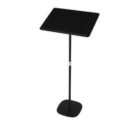 Supporto portatile regolabile in acrilico, podio di presentazione mobile per aule, leggio multifunzione da pavimento con tappo per bordi, ideale per parlare e leggere in pubblico