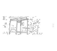 SUPPORTO POST. SOPRA DX ORIGINALE KUBOTA GIANNI FERRARI 95187100046
