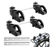 Supporto Posteriore Cestino Bici 2 Pezzi Ispessiti, Sgancio Rapido | Portapacchi Posteriore Bici Fai Da Te Per Strada Pieghevole Città Ciclismo Pendolarismo Viaggi Outdoor