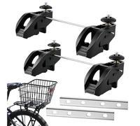 Supporto Posteriore Cestino Bici 2 Pezzi Piastra Regolabile Senza | Portapacchi Posteriore Per Strada Pieghevole Città Ciclismo Pendolarismo Viaggi Outdoor