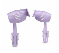 Supporto Postura Mano Zheng Allenamento Delle Dita Accessorio Musicale Uso durante la Pratica per Bambini, Principianti, Lezione di Musica, Viola Malva, size to 10