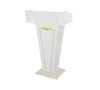 Supporto pre per discorso con altezza regolabile podio con StoraSpace leggero presentazione leggio altoparlante portatile stand per eventi e conferenze