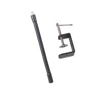 Supporto professionale con morsetto a C in metallo da 6 cm diametro per tavolo con asta da bici Installazione smartphone con fotocamera Morsetto a C in metallo per fotografia con tubo flessibile