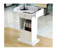 Supporto professionale da pavimento con ampia superficie di lettura per scuola, ufficio, discorso, chiesa, altezza regolabile, 60 x 42 x 124 cm