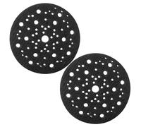 Supporto protettivo in 2 pezzi da 150 mm con 67 fori per Mirka CEROS DEROS 8295612111, tampone di levigatura autoadesivo in nylon per levigatrici orbitali casuali a 6/7/9/15 fori