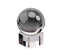 Supporto quadrato per sfere di, Base in trasparente, Supporto quadrato in acrilico per espositore di, lente, globo, con tre dimensioni