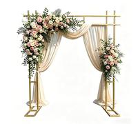 Supporto Quadrato Per Sfondo Cerimoniale Struttura Autonoma Per Composizioni Floreali, Decorazione Giardino Esterno, Nozze, Fidanzamento