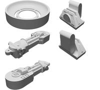 Supporto R2D2 per Ubiquiti UniFi Dream Machine - Base Stampata in 3D
