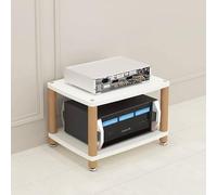 Supporto rack HiFi, in legno massello, per audio e video, mobile giradischi, archiviazione multimediale per soggiorno, home office, cinema
