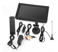 Supporto radio FM TV digitale portatile ATSC Schermo HD con batteria integrata Televisione, display HD 1080P Sintonizzatore TV digitale stereo ad