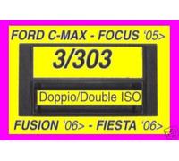 PHONOCAR 3/303 03303 Cornice adattatore autoradio FORD KUGA nera 2ISO ISO