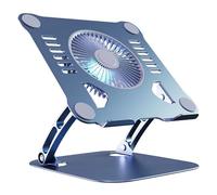 Supporto Raffreddamento Notebook Supporto Per Laptop Con Ventola Di Raffreddamento Del Computer, Staffa In Lega Di Alluminio Per Tutti I Laptop Da Gioco Cooling Pad(Matte Dark Grey)