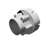Supporto Ramo Albero Natale Ricambio - Connettore 33.5mm Perno 4.8mm