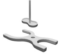 Supporto Rasoio Sicurezza per Merkur Futur Pennello Barba Stampato 3D