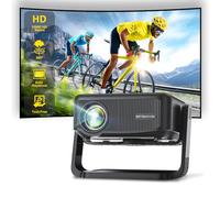 [Supporto regolabile a 360°] Mini proiettore con WiFi e Bluetooth: messa a fuoco elettrica e Keystone automatica 1080P 500 ANSI Proiettore Bluetooth, proiettore ONOAYO AY3 portatile per film e