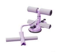 Supporto regolabile a 6 tubi con ventose migliorate per esercizi di base in palestra a casa e comode maniglie (viola)