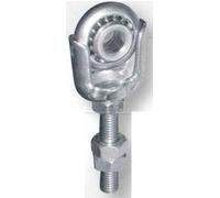 SUPPORTO REGOLABILE CON VITE 10MA mm.65 CUSCINETTO mm.36 IN FERRO ZINCATO
