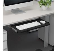 Supporto regolabile da posizionare sotto la scrivania, per tastiera, cassetto, salvaspazio, riduce la tensione di carico fino a 25 kg, ideale per scrivanie da gioco e ufficio a casa, design ergonomico